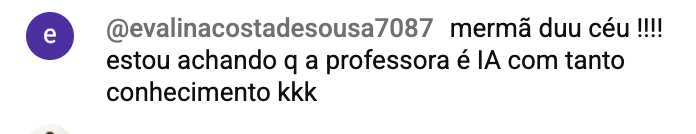 Depoimento de aluno Peptídeos Pro 6